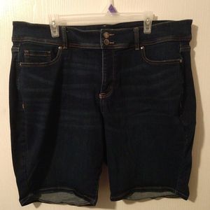 Denim Bermuda Shorts